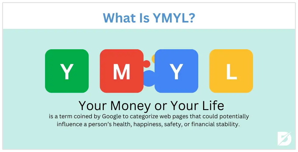YMYL infographic
